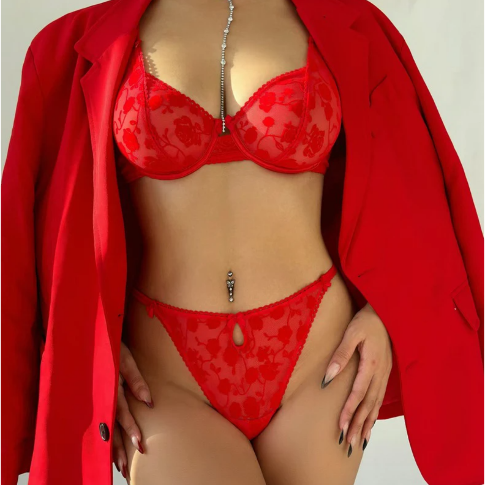 Rosabelle: Transparan Sütyen & Tanga Seti