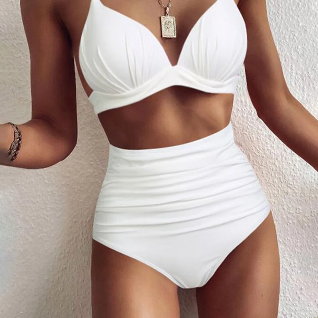 AltaViva: Yüksek Bel Şekillendirici Bağlamalı Bikini Seti