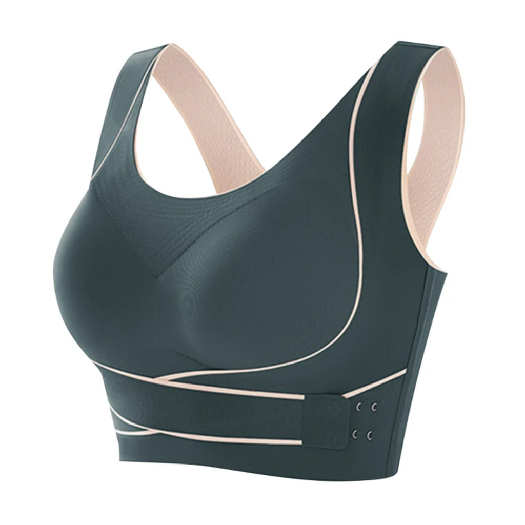 CoreLift Flex: Çapraz Kapamalı Push-Up Spor Sütyeni