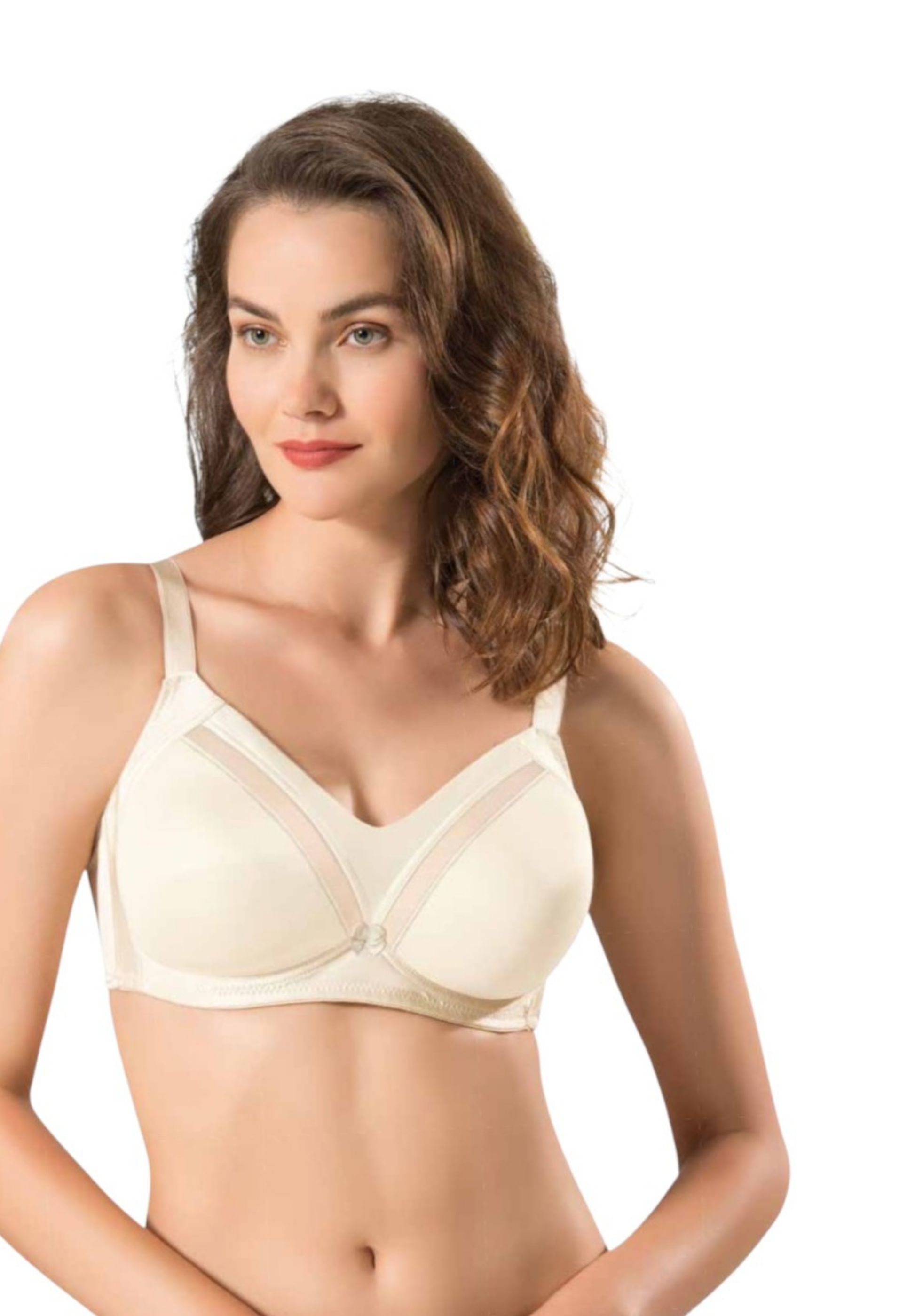 Almira: Şeffaf Bant Detaylı Soft Cup Sütyen